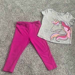 girls 4T active outfit